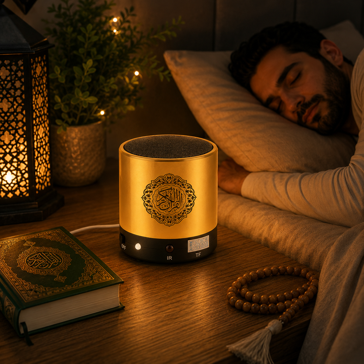 Veilleuse Coranique Bluetooth avec Récitations & Azan - Noura