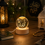 Lampe Cristal Coranique LED Spirituelle - Serenita