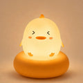 Veilleuse LED poussin Piou pour enfant diffusant une lumière chaude et apaisante