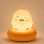 Veilleuse LED poussin Piou pour enfant diffusant une lumière chaude et apaisante