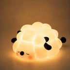 Veilleuse LED mouton Wooly en silicone, lumière chaude et apaisante