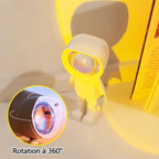 Tête de la veilleuse Iris orientable à 360° pour diriger le halo vers le mur ou le plafond