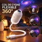 Col de cygne flexible du projecteur Cygnus orientable vers le plafond, un mur ou un coin