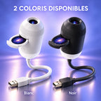 Projecteur étoilé Cygnus disponible en blanc et en noir