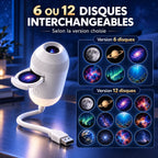 Disques de projection interchangeables du projecteur Cygnus, versions 6 et 12 disques
