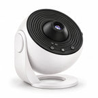 Veilleuse projecteur planétarium Galaxia blanche avec support pivotant, sur fond blanc