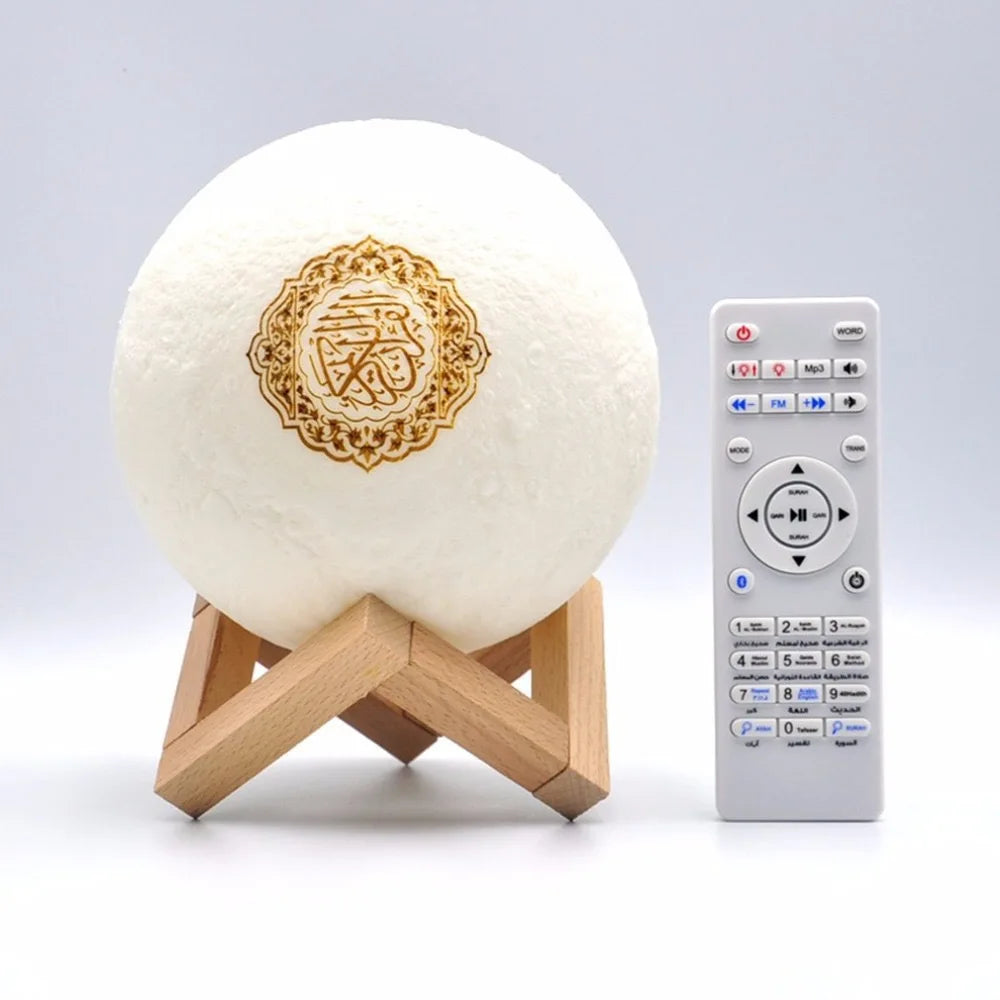 Veilleuse Coranique Bluetooth Azan Rond - Moon
