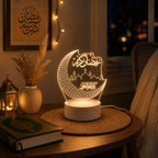 Veilleuse LED 3D Coranique USB Lune - Moonila
