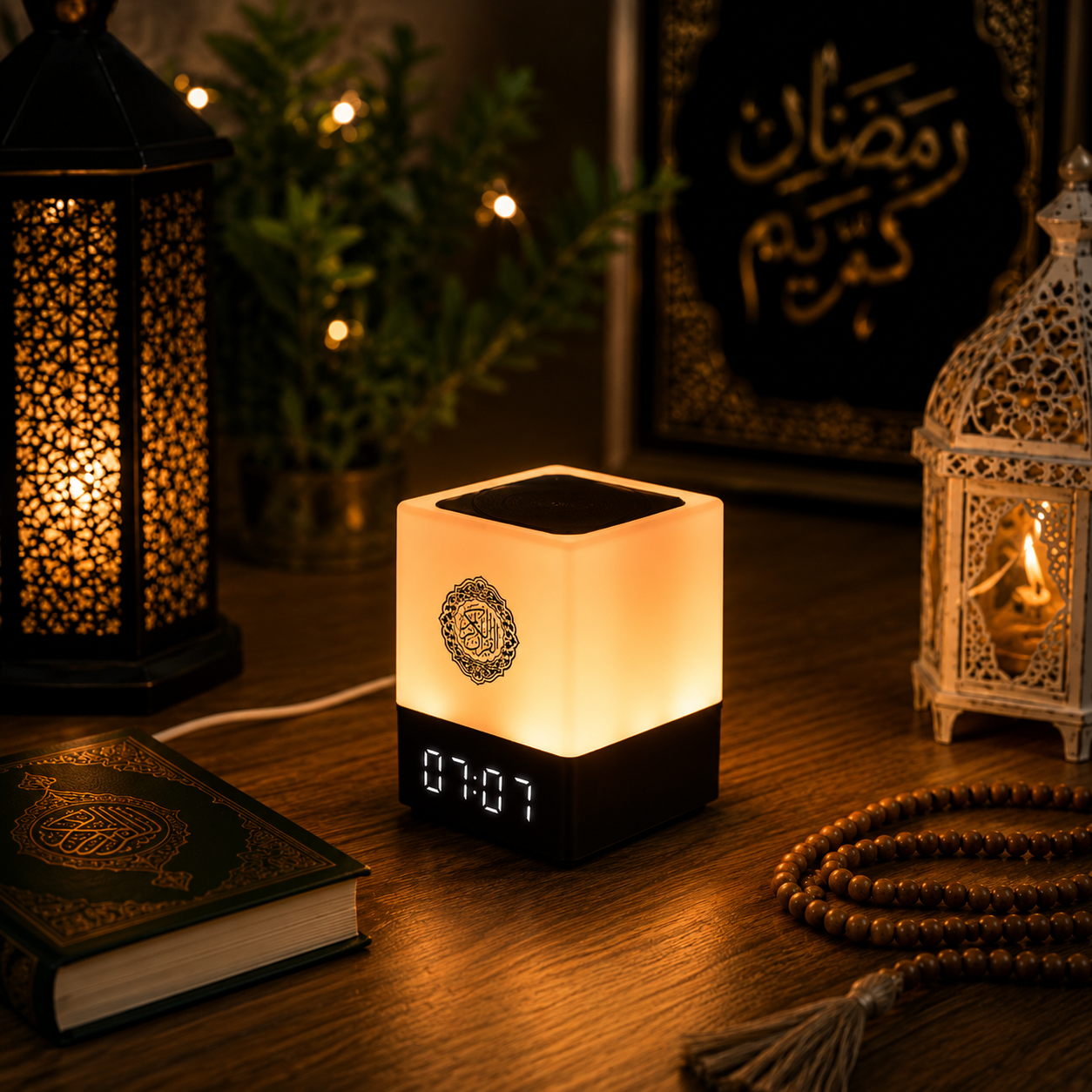 Veilleuse Réveil Coranique Bluetooth - Sakina