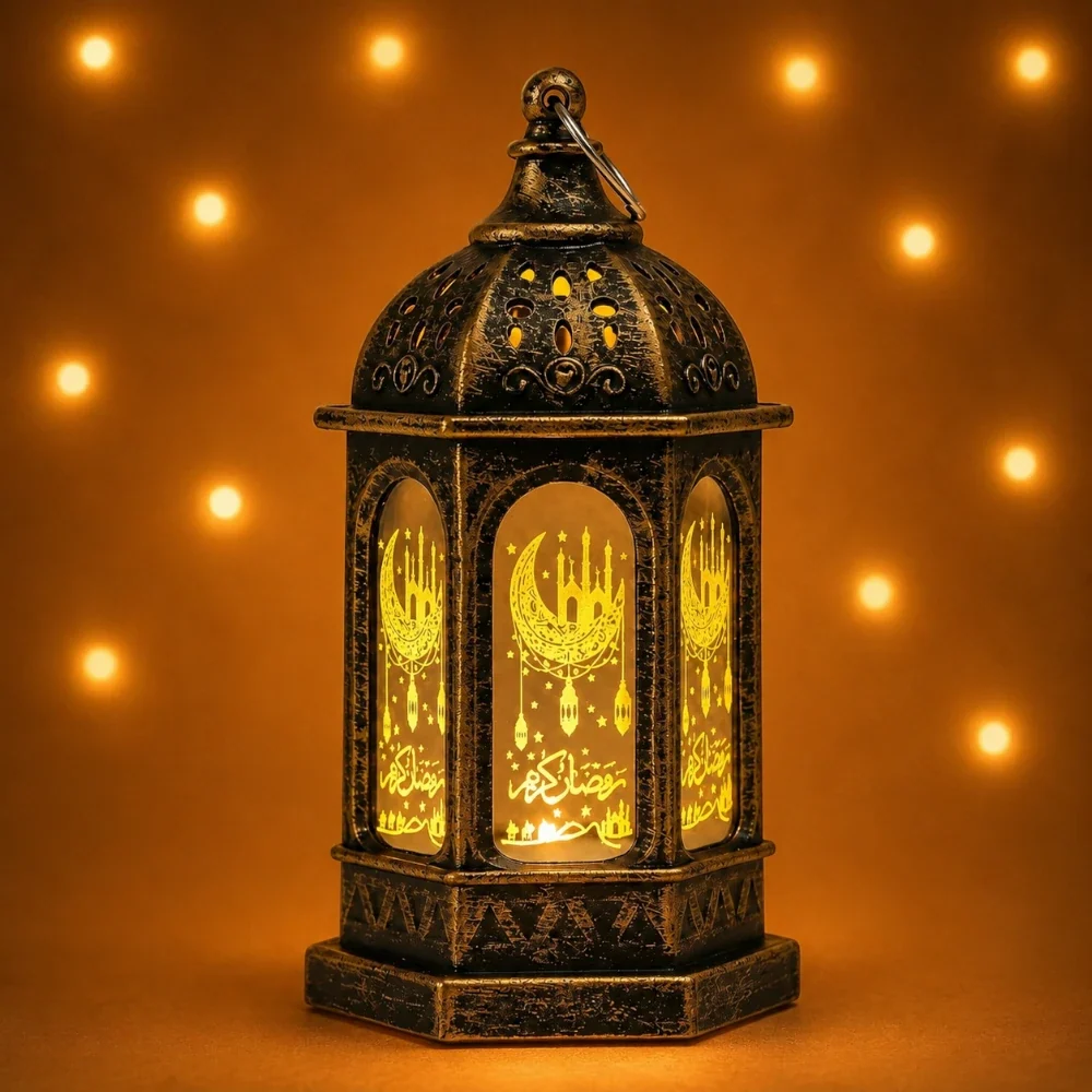 Lanterne LED décorative Fanous, réinterprétation lumineuse du fanous traditionnel