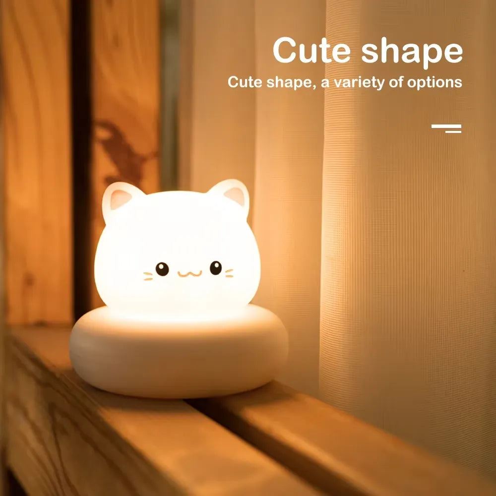 Veilleuse LED Chat Rechargeable - Mimo