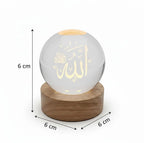Lampe Cristal Coranique LED Spirituelle - Serenita
